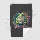 Serviette De Golf Symphonie Abstraite de grenouille (En situation)