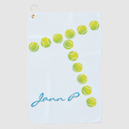 Serviette De Golf "T pour Tennis" Tennis Sweat Towne (Devant)