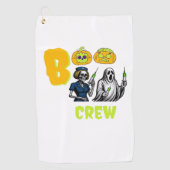 Serviette De Golf T-shirt classique Boo Crew (Devant)