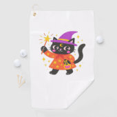 Serviette De Golf T-Shirt classique chatte celestial étincelant (En situation)