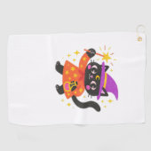 Serviette De Golf T-Shirt classique chatte celestial étincelant (Horizontal)