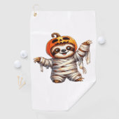 Serviette De Golf T-shirt classique de Sloth Mummy Halloween (En situation)
