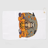 Serviette De Golf T-shirt classique de Sloth-o-ween (Horizontal)