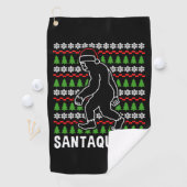 Serviette De Golf T-shirt de Bigfoot (En situation)