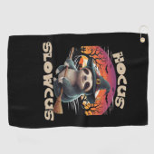 Serviette De Golf T-shirt Hocus Slowcus pour amoureux de paresseux t (Horizontal)