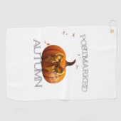 Serviette De Golf T-shirt indispensable à l'automne (Horizontal)