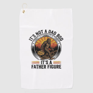 Serviette De Golf T-Shirt Vintage Bière Figure Paternelle Bigfoot Dr