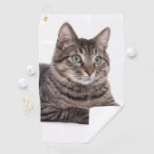 Serviette De Golf Tabby Gris (En situation)