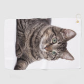 Serviette De Golf Tabby Gris (Horizontal)