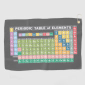 Serviette De Golf Tableau périodique des éléments (Horizontal)