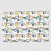 Serviette De Golf Taco à propos d'amour | Motif Cactus (Horizontal)