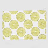 Serviette De Golf Taco à propos de ça | Motif de chaux (Horizontal)