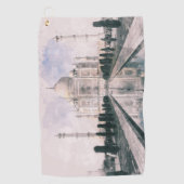 Serviette De Golf Taj Mahal, Inde (Devant)