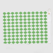 Serviette De Golf Tapis de golf à motif vert argyle (Horizontal)