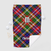 Serviette De Golf Tartan Clan Christie (En situation)