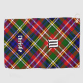 Serviette De Golf Tartan Clan Christie (Horizontal)