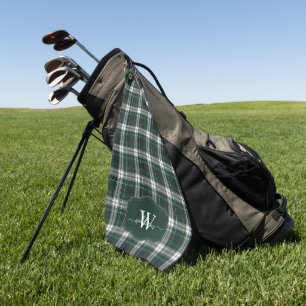 Serviette De Golf Tartan de la robe du clan écossais Campbell monogr