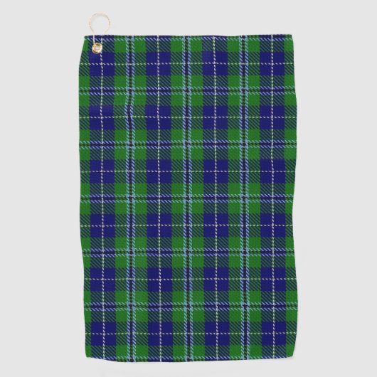 Serviette De Golf Tartan d'écossais de Douglas de clan (Devant)