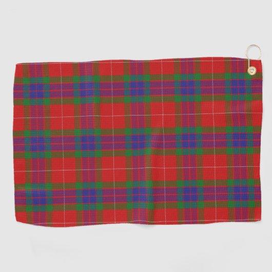 Serviette De Golf Tartan d'écossais de Fraser de clan (Horizontal)