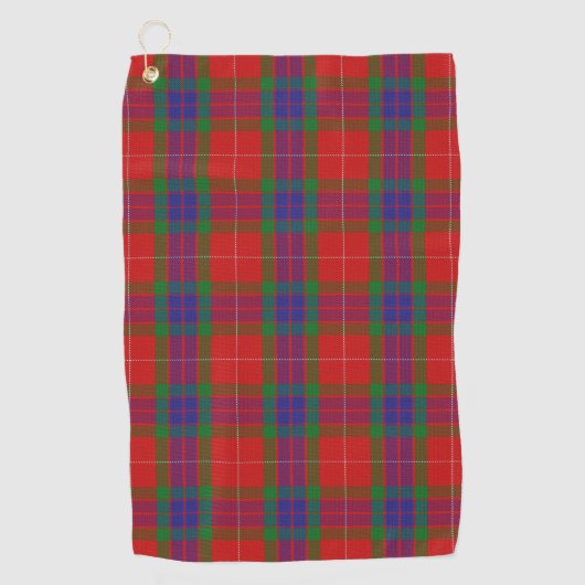 Serviette De Golf Tartan d'écossais de Fraser de clan (Devant)