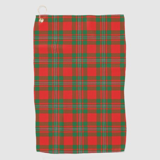 Serviette De Golf Tartan d'écossais de MacGregor de clan (Devant)