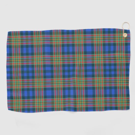 Serviette De Golf Tartan d'écossais de MacLellan de clan (Horizontal)