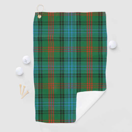 Serviette De Golf Tartan d'écossais de Ross de clan (En situation)