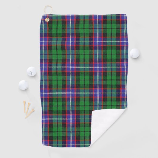Serviette De Golf Tartan d'écossais de Russell de clan (En situation)