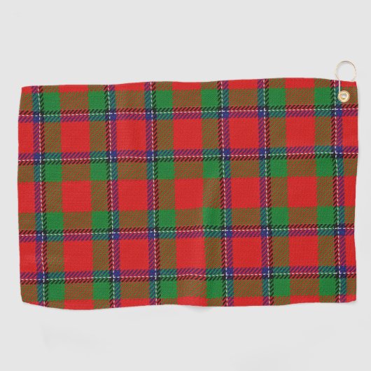 Serviette De Golf Tartan d'écossais de Sinclair de clan (Horizontal)