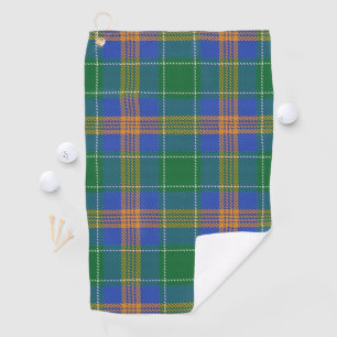 Serviette De Golf Tartan d'Irlandais de MacAuliffe McAuliffe de clan