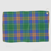 Serviette De Golf Tartan d'Irlandais de MacAuliffe McAuliffe de clan (Horizontal)