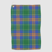 Serviette De Golf Tartan d'Irlandais de MacAuliffe McAuliffe de clan (Devant)