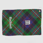 Serviette De Golf Tartan du clan MacDonell de Glengarry (Horizontal)