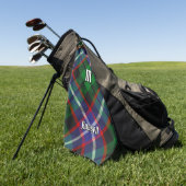 Serviette De Golf Tartan du clan Russell (Vert)