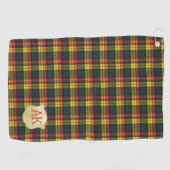 Serviette De Golf Tartan écossais d'origine moderne de Buchanan (Horizontal)