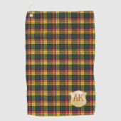 Serviette De Golf Tartan écossais d'origine moderne de Buchanan (Devant)