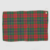 Serviette De Golf Tartan écossais rouge de MacLean de clan (Horizontal)