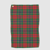 Serviette De Golf Tartan écossais rouge de MacLean de clan (Devant)