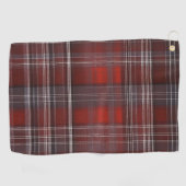 Serviette De Golf Tartan, Motif de chèques intemporels (Horizontal)