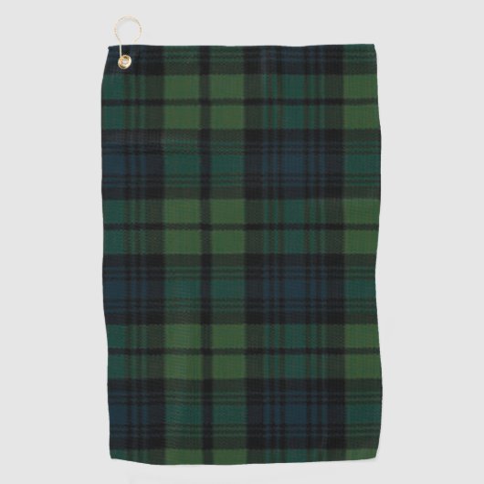 Serviette De Golf Tartan Tartan Golf Towel (Devant)