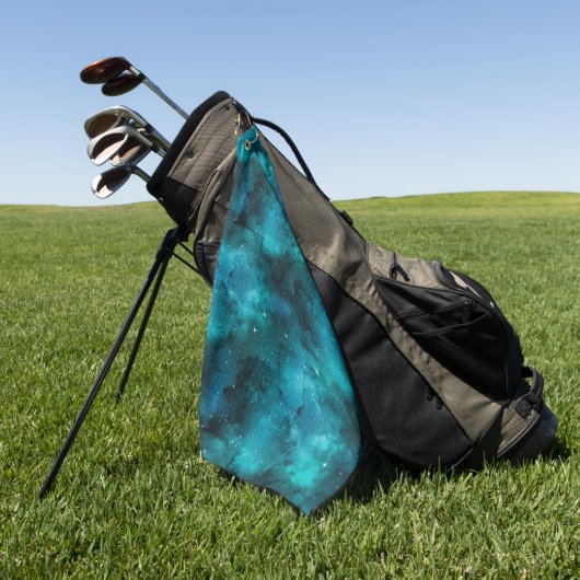 Serviette De Golf Teal Galaxy Series 7 (Vert)