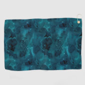 Serviette De Golf Teal Galaxy Series Design 5 (Horizontal)