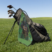 Serviette De Golf Teckel (Vert)
