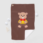 Serviette De Golf Teddy Bear  (En situation)