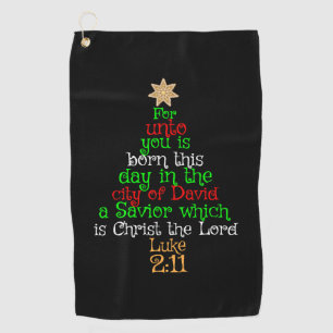 Serviette De Golf Tee-shirts de Christian-Christmas