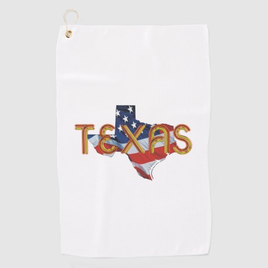 Serviette De Golf TEE Texas (Devant)