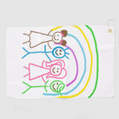 Serviette De Golf Télécharger le dessin Transformer l'illustration p (Horizontal)