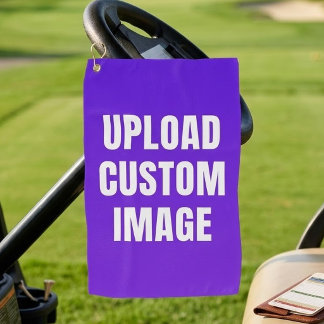 Serviette De Golf Télécharger une image personnalisée - Ajoutez la v