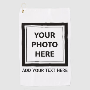 Serviette De Golf Télécharger une photo et ajouter du texte - Person