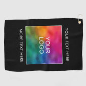 Serviette De Golf Téléchargez ici le logo de votre entreprise (Horizontal)